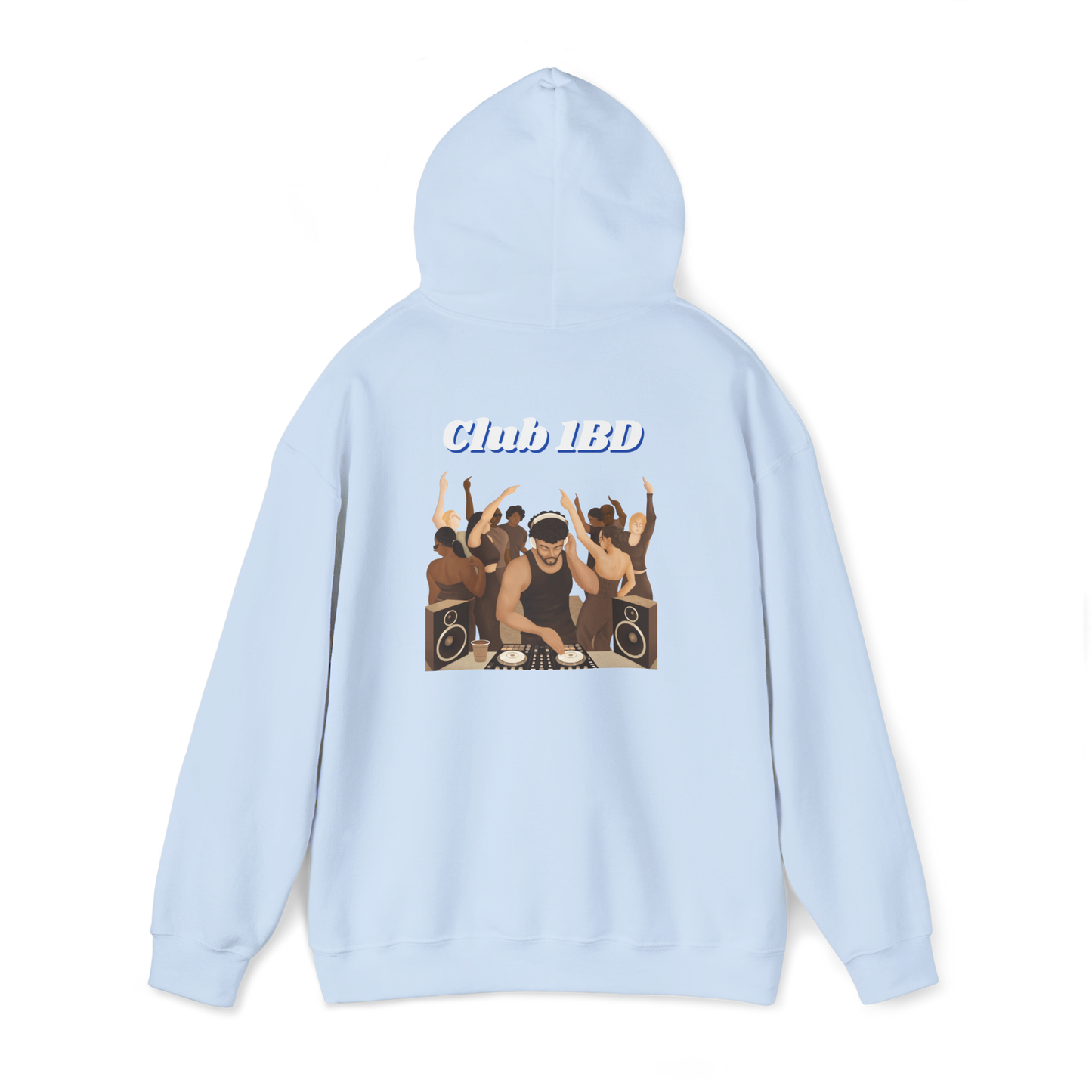 Hoodie - Club 1BD Animated Back Design