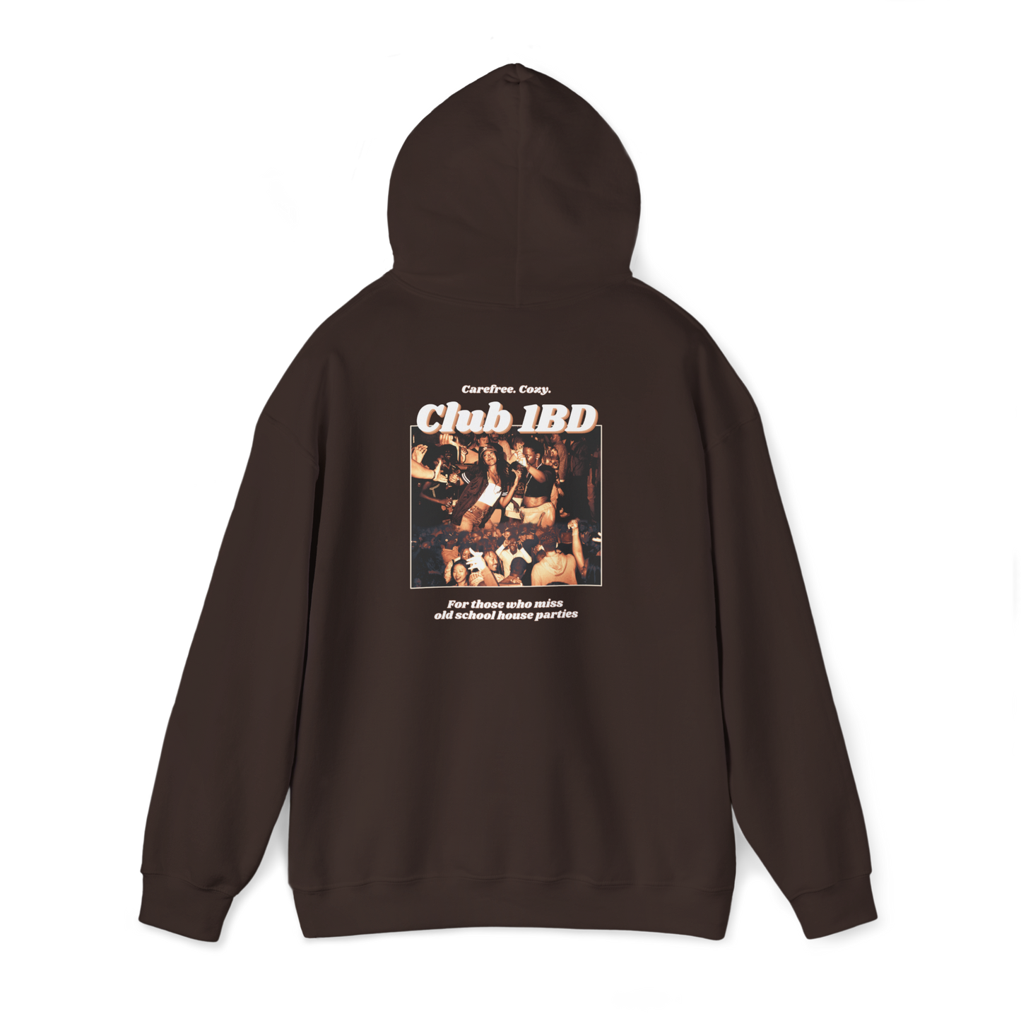 Hoodie - Club 1BD Collage Back Design