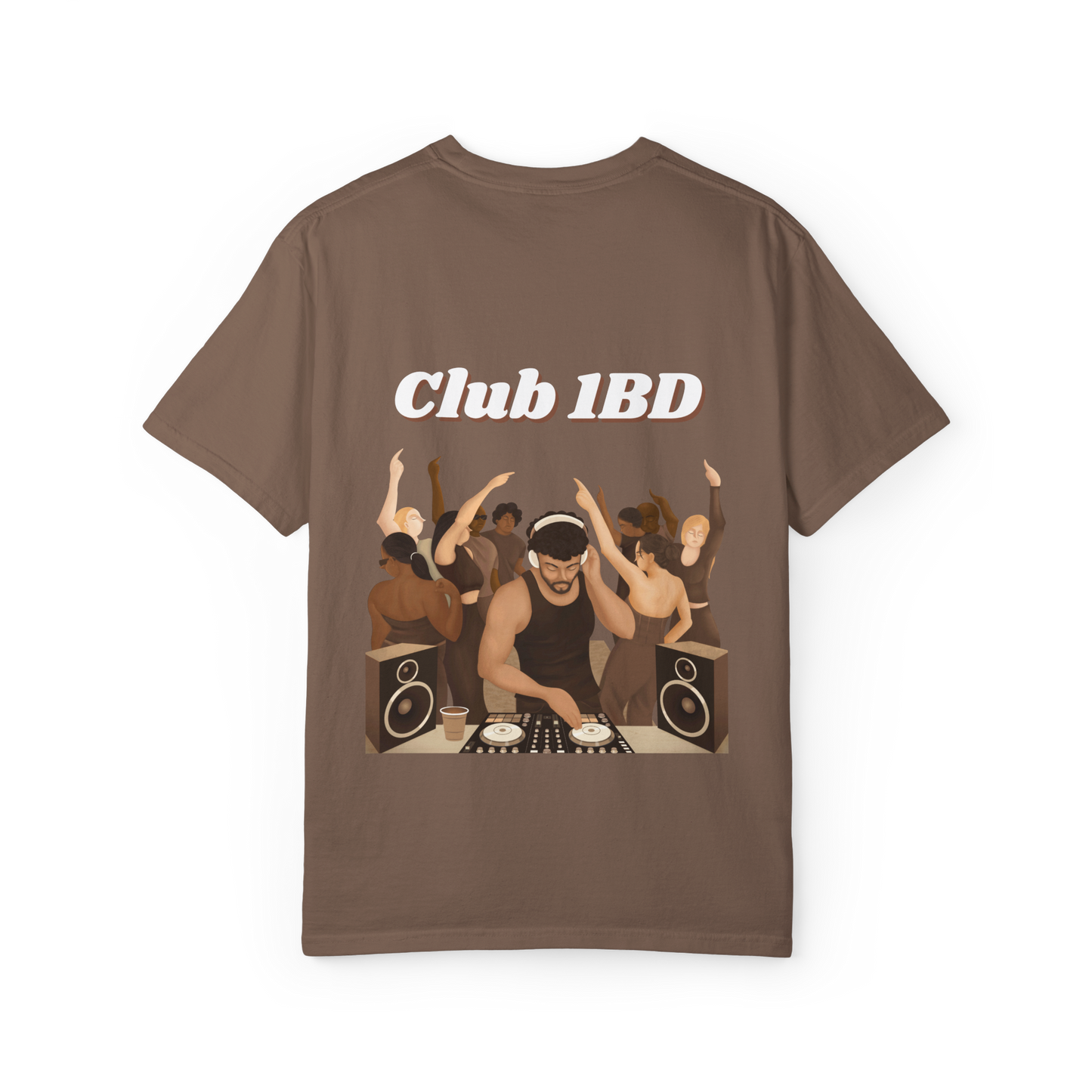 Short-Sleeve T-Shirt - Club 1BD Animated Back Design