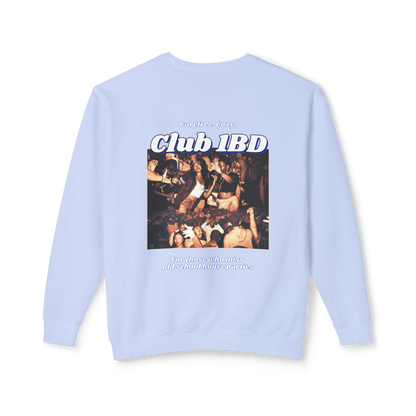 Crewneck Sweatshirt - Club 1BD Collage Back Design