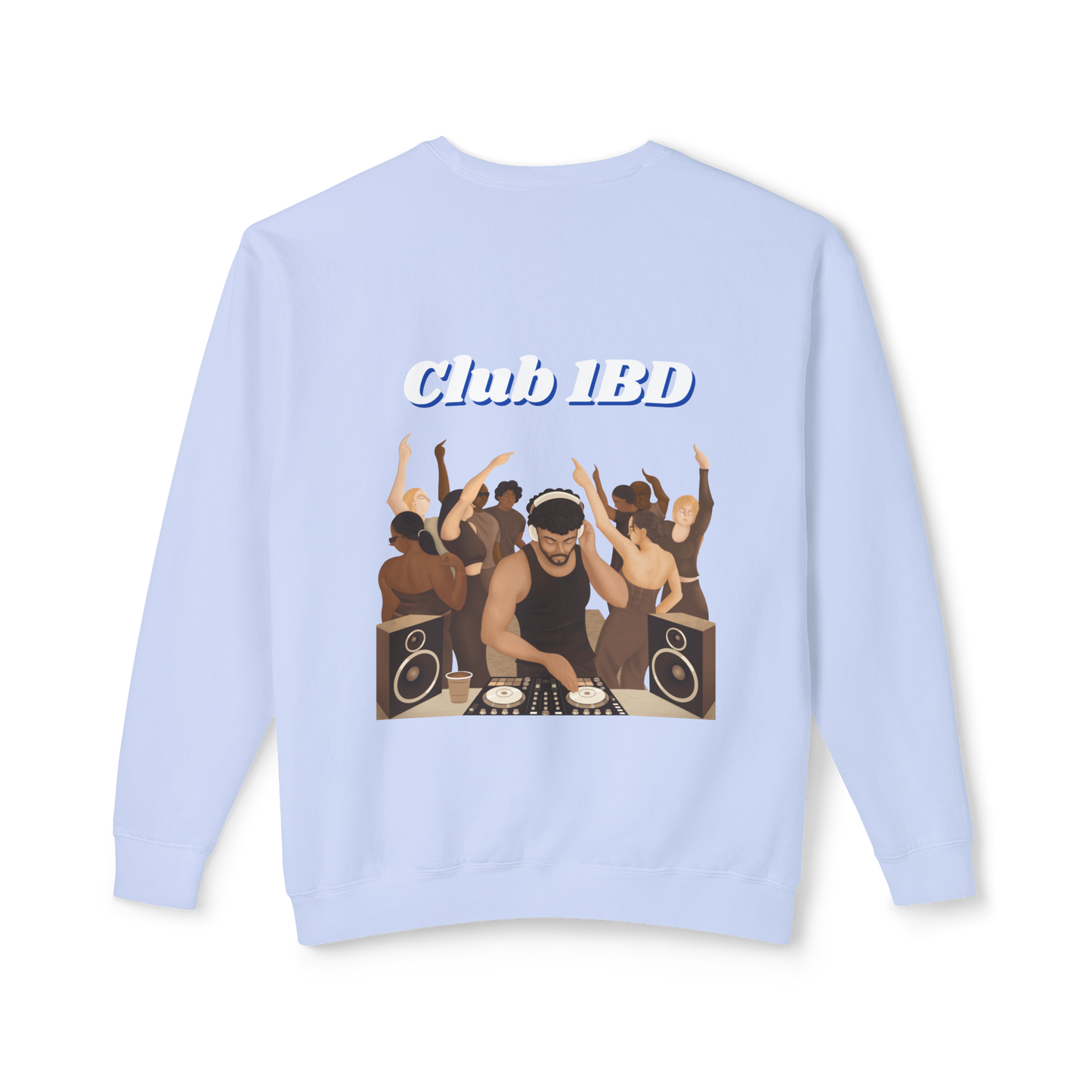 Crewneck Sweatshirt - Club 1BD Animated Back Design
