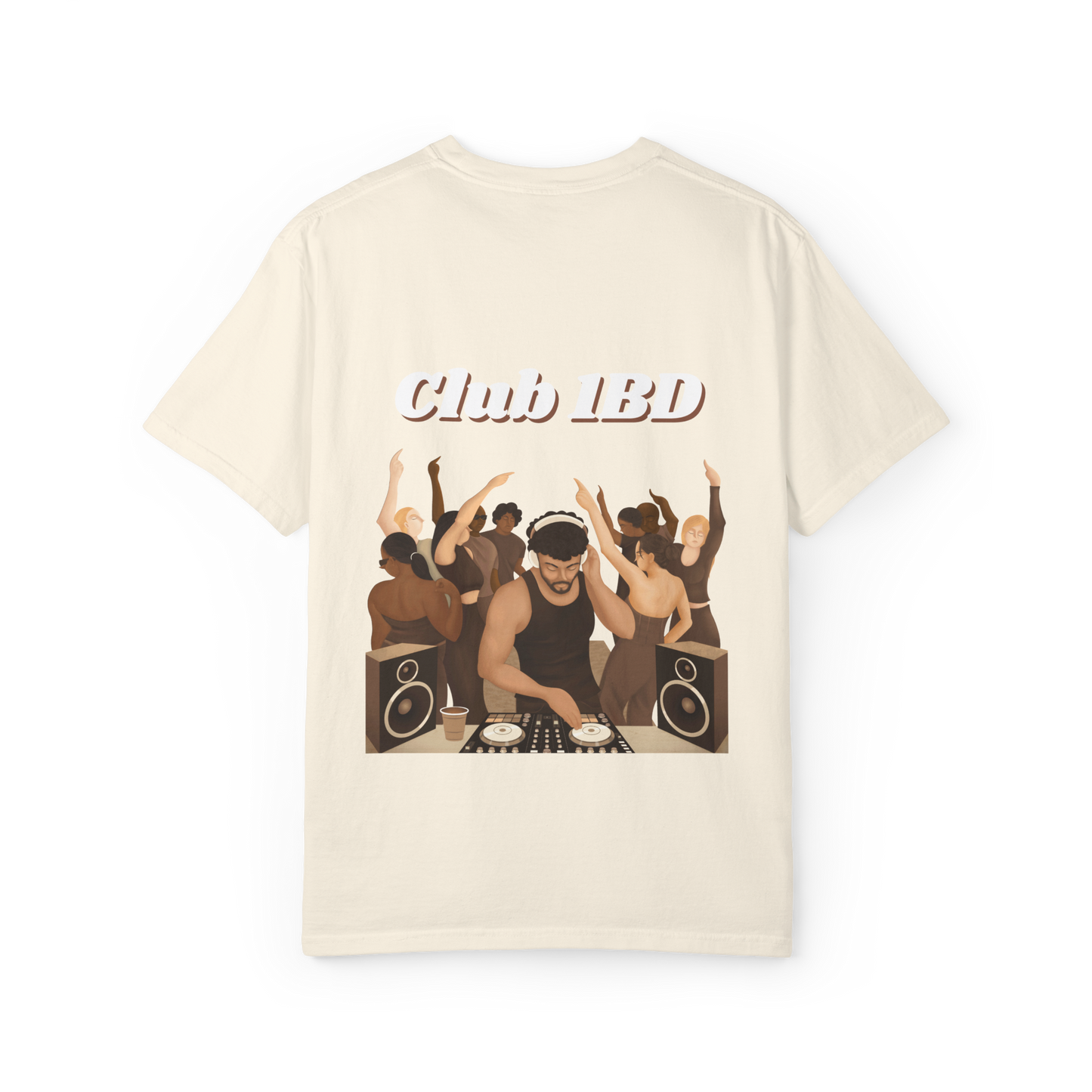 Short-Sleeve T-Shirt - Club 1BD Animated Back Design