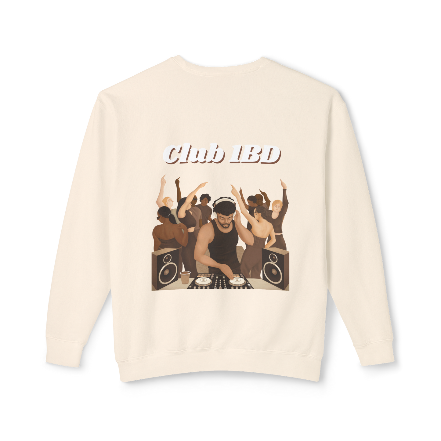 Crewneck Sweatshirt - Club 1BD Animated Back Design
