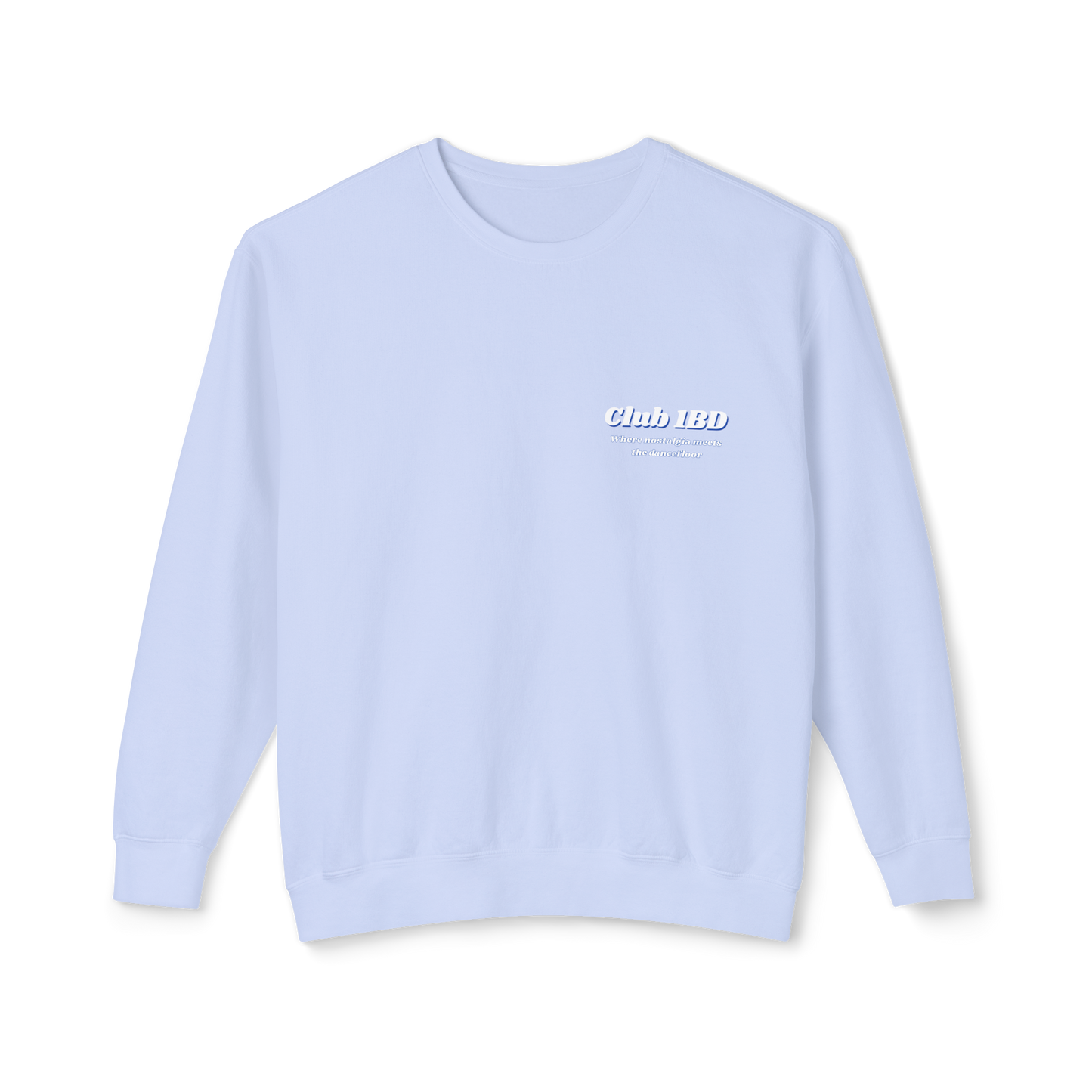 Crewneck Sweatshirt - Club 1BD Collage Back Design