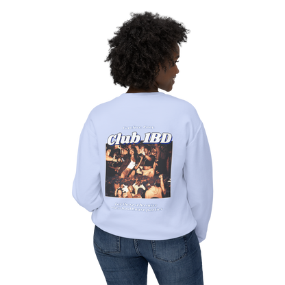 Crewneck Sweatshirt - Club 1BD Collage Back Design