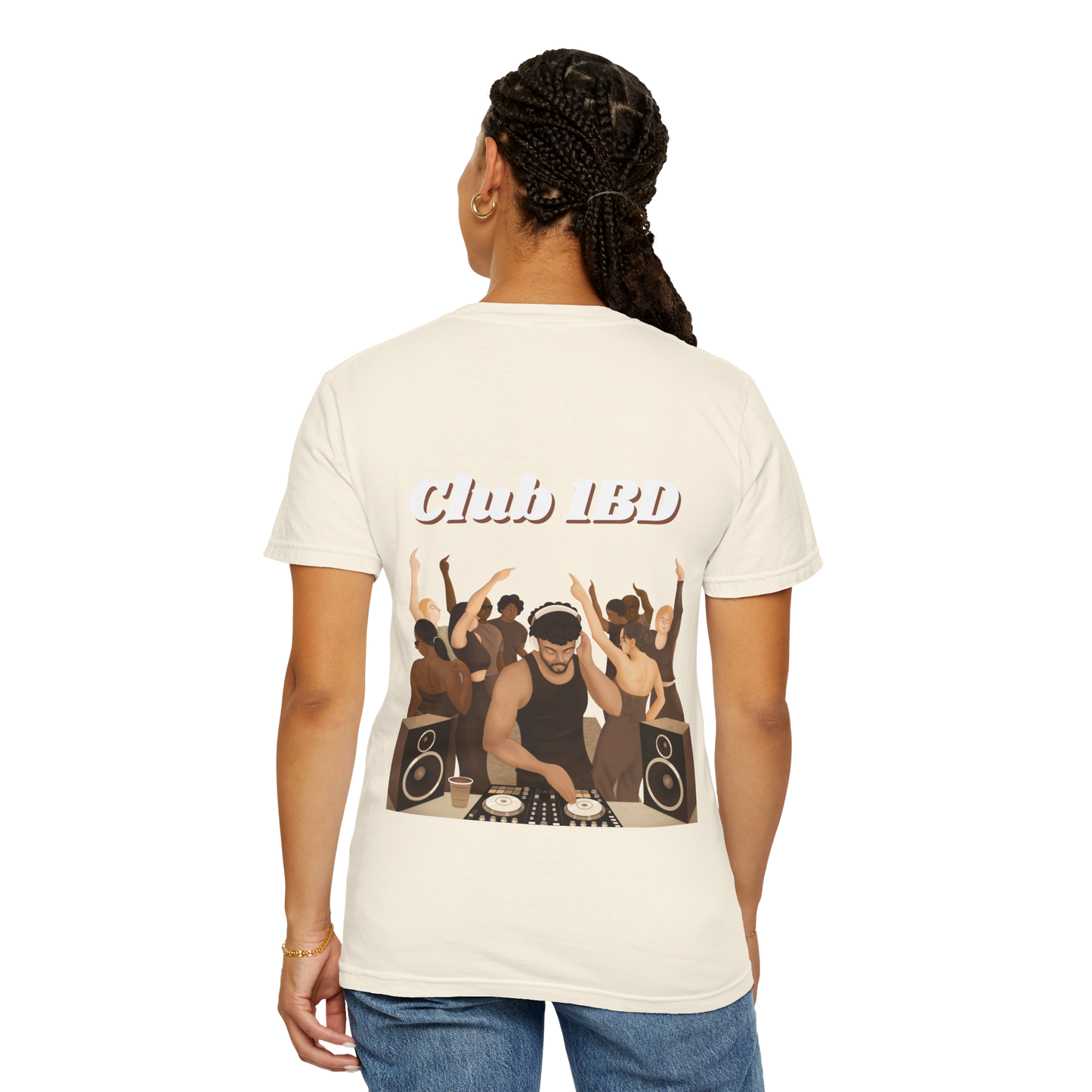 Short-Sleeve T-Shirt - Club 1BD Animated Back Design