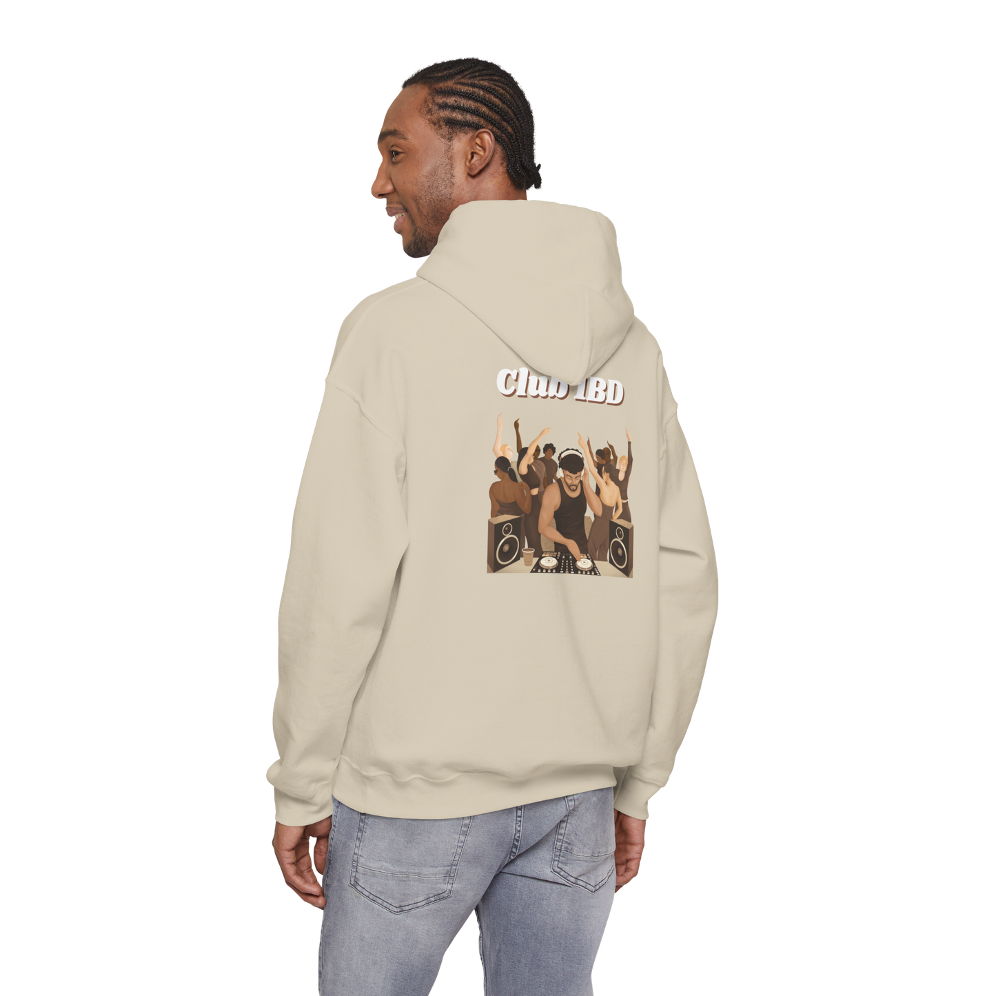 Hoodie - Club 1BD Animated Back Design
