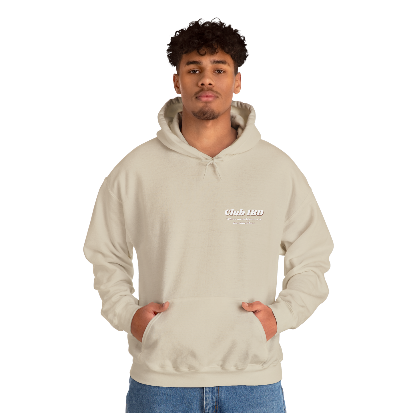 Hoodie - Club 1BD Collage Back Design