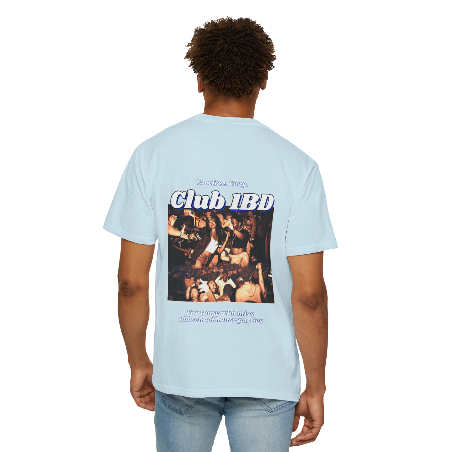 Short-Sleeve T-Shirt - Club 1BD Collage Back Design