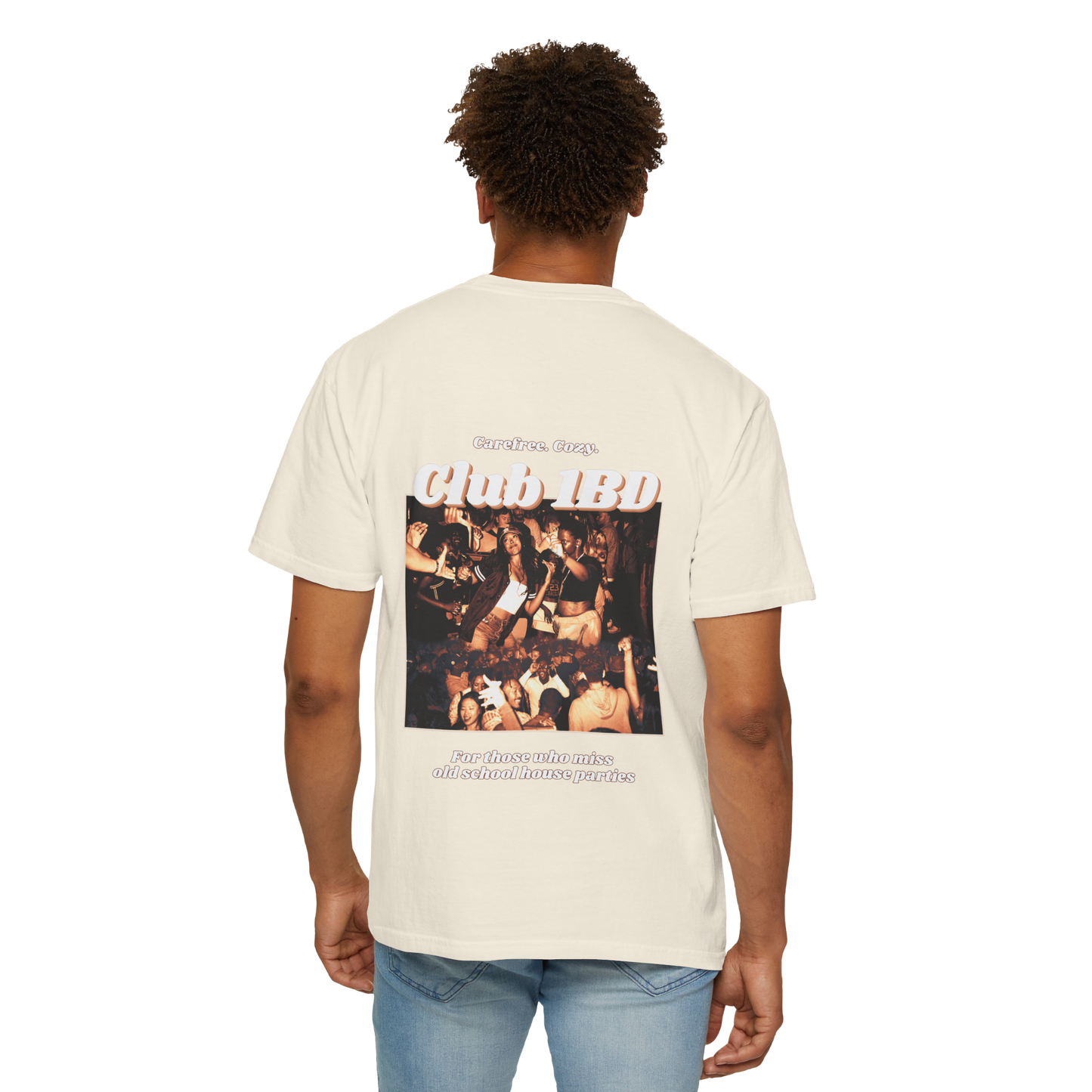 Short-Sleeve T-Shirt - Club 1BD Collage Back Design