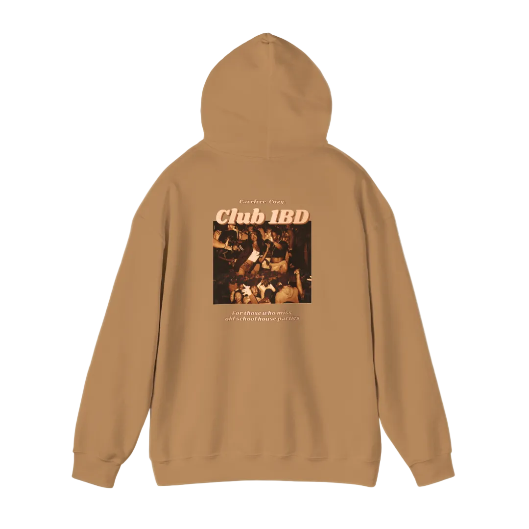 Hoodie - Club 1BD Collage Back Design