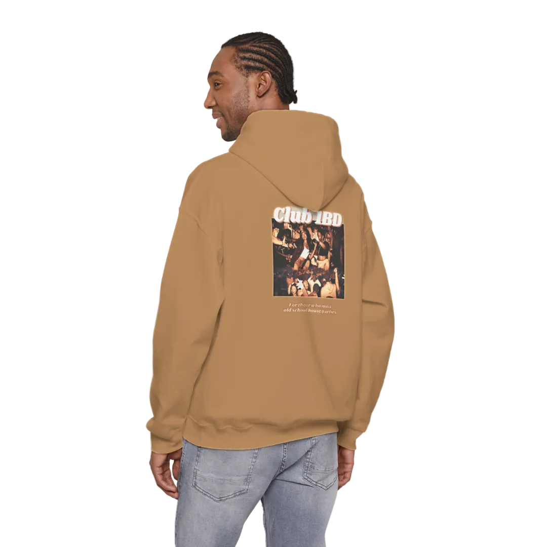 Hoodie - Club 1BD Collage Back Design